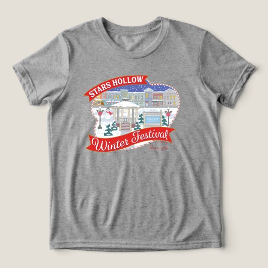 Gilmore Girls | Stars Hollow Winter Festival Tri-Blend Shirt (Design voorkant)