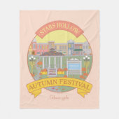 Gilmore Girls | Sterren Hollow Autumn Festival Fleece Deken (Voorkant)