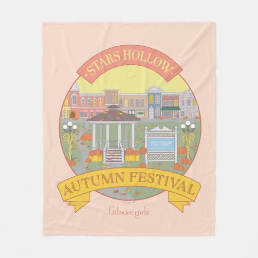 Gilmore Girls | Sterren Hollow Autumn Festival Fleece Deken (Voorkant)