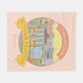 Gilmore Girls | Sterren Hollow Autumn Festival Fleece Deken (Voorkant (Horizontaal))