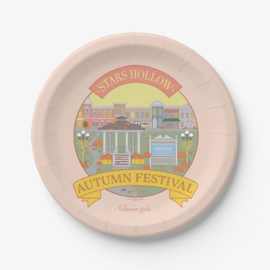 Gilmore Girls | Sterren Hollow Autumn Festival Papieren Bordje (Voorkant)