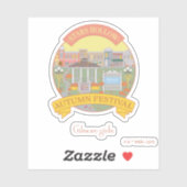 Gilmore Girls | Sterren Hollow Autumn Festival Sticker (Vel)