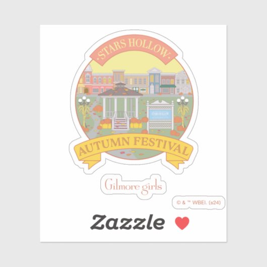 Gilmore Girls | Sterren Hollow Autumn Festival Sticker (Vel)