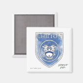 Gilmore Girls | Waterverf van de Chilton Academy Magneet (Voorkant / Achterkant)