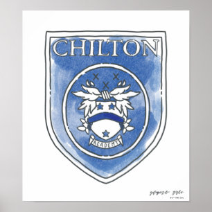 Gilmore Girls Waterverf van de Chilton Academy Poster