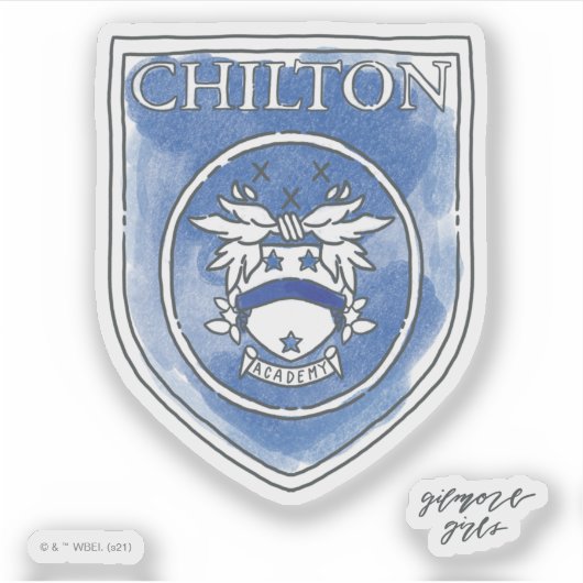 Gilmore Girls | Waterverf van de Chilton Academy Sticker (Voorkant)