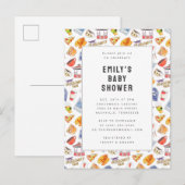 Gilmore Meisjes Waterverf Iconen Baby shower Briefkaart (Voorkant / Achterkant)