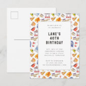 Gilmore Meisjes Waterverf Iconen Verjaardag Briefkaart (Voorkant / Achterkant)