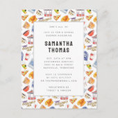 Gilmore Meisjes Waterverf Iconen Vrijgezellenfeest Briefkaart (Voorkant)