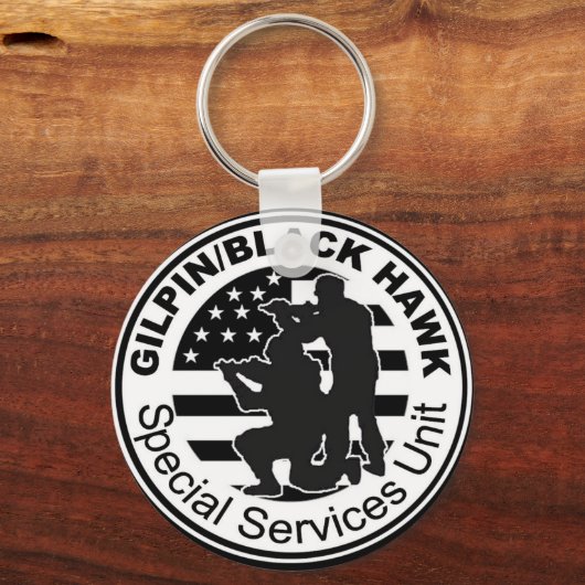 Gilpin/Black Hawk SWAT Sleutelhanger (Voorkant)