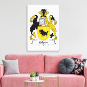 Gilpin Family Crest Canvas Afdruk (Insitu (Woonkamer))