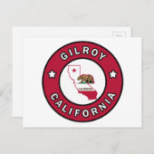 Gilroy California Briefkaart (Voorkant / Achterkant)