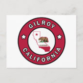 Gilroy California Briefkaart (Voorkant)