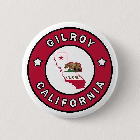 Gilroy California Ronde Button 5,7 Cm (Voorkant)