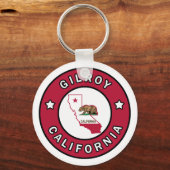 Gilroy California Sleutelhanger (Voorkant)