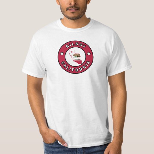 Gilroy California T-shirt (Voorkant)