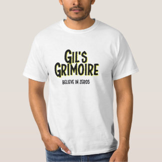Gil's Grimoire, eenvoudig grafisch T-shirt