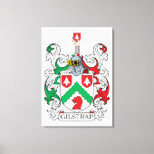 Gilstrap Family Crest Canvas Afdruk (Voorkant)