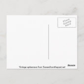 Gilt Edge Sugar Corn  Crate Label Briefkaart (Achterkant)