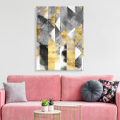Gilt Reflections I Canvas Afdruk (Insitu (Woonkamer))