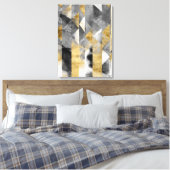 Gilt Reflections I Canvas Afdruk (Insitu (Slaapkamer))
