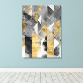 Gilt Reflections I Canvas Afdruk (Insitu (Houten vloer))