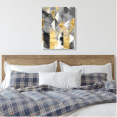 Gilt Reflections I Canvas Afdruk (Insitu (Slaapkamer))
