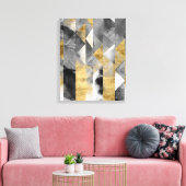 Gilt Reflections I Canvas Afdruk (Insitu (Woonkamer))