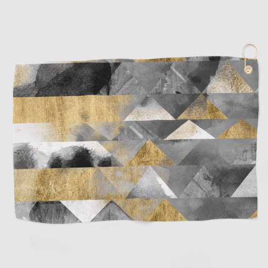 Gilt Reflections I Golfhanddoek (Horizontaal)