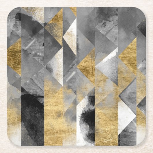 Gilt Reflections I Kartonnen Onderzetters (Voorkant)