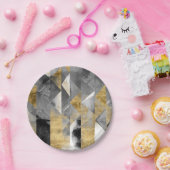 Gilt Reflections I Papieren Bordje (Feest)