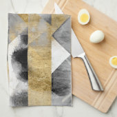 Gilt Reflections I Theedoek (Quarter Fold)