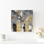 Gilt Reflections I Vierkante Klok (Huis)