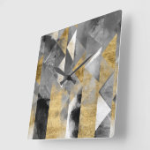 Gilt Reflections I Vierkante Klok (Hoek)