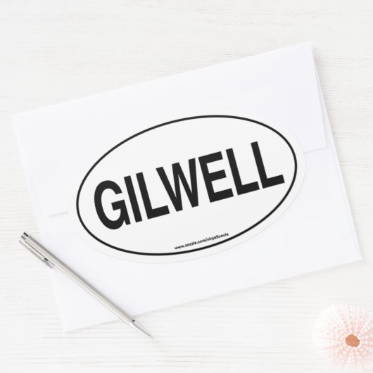 Gilwell auto sticker (Envelop)