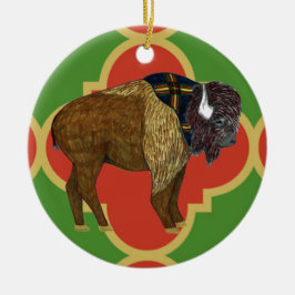 Gilwell Buffalo Quatrefoil Ornament