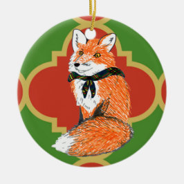 Gilwell Fox Quatrefoil Ornament