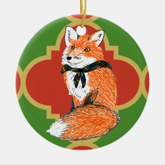 Gilwell Fox Quatrefoil Ornament (Voorkant)