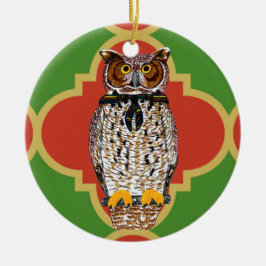 Gilwell Owl Quatrefoil Ornament