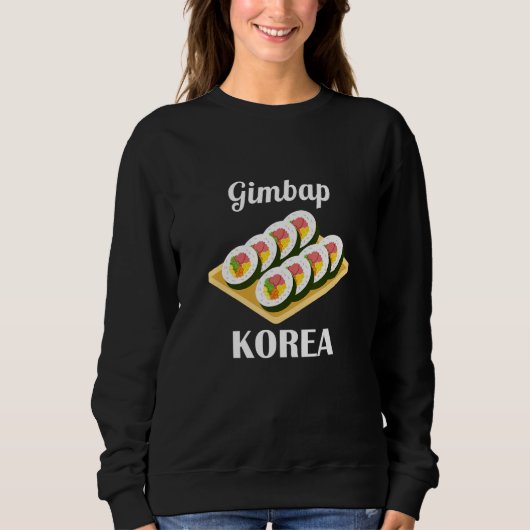 Gimbap Traditional Korean Food Korea Flag Trui (Voorkant)