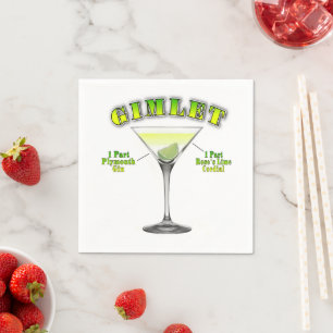 Gimlet Martini Cocktail Recept Kunst Servet
