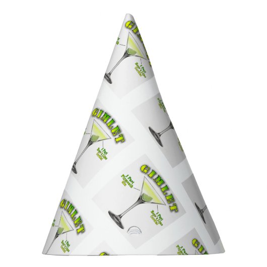 Gimlet Martini Cocktail Recipe Art  Feesthoedjes (Rechts)