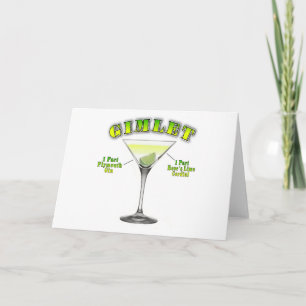 Gimlet Martini Cocktail Recipe Art Kaart