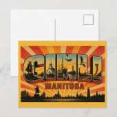 Gimli Manitoba IJslands erfgoed Briefkaart (Voorkant / Achterkant)