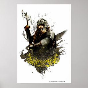 GIMLI™ met AX Vector Collage Poster