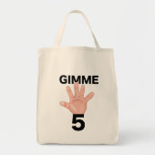 Gimme 5 tote bag (Voorkant)