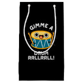 Gimme A Drum RRLLRLL Funny Drummer Pun Dark BG Klein Cadeauzakje (Voorkant)