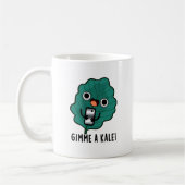Gimme A Kale Funny Veggie Pun Koffiemok (Links)