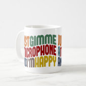 Gimme A-microfoon Koffiemok (Voorkant links)