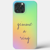 "Gimme A Ring"-pasteelgradiënt Case-Mate iPhone Case (Achterkant)